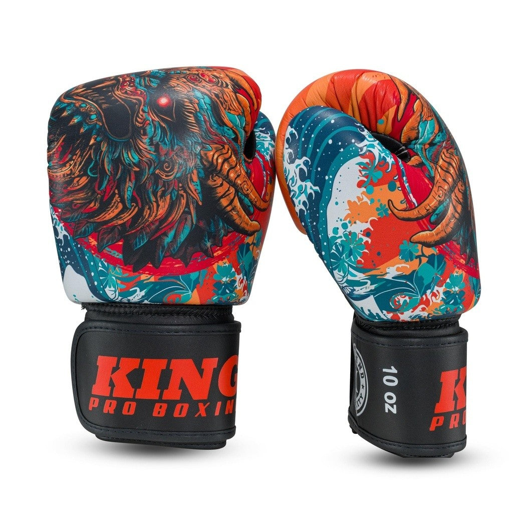 King Pro Boxing boxerské rukavice Dragon -barevná, KPB/BG DRAGON