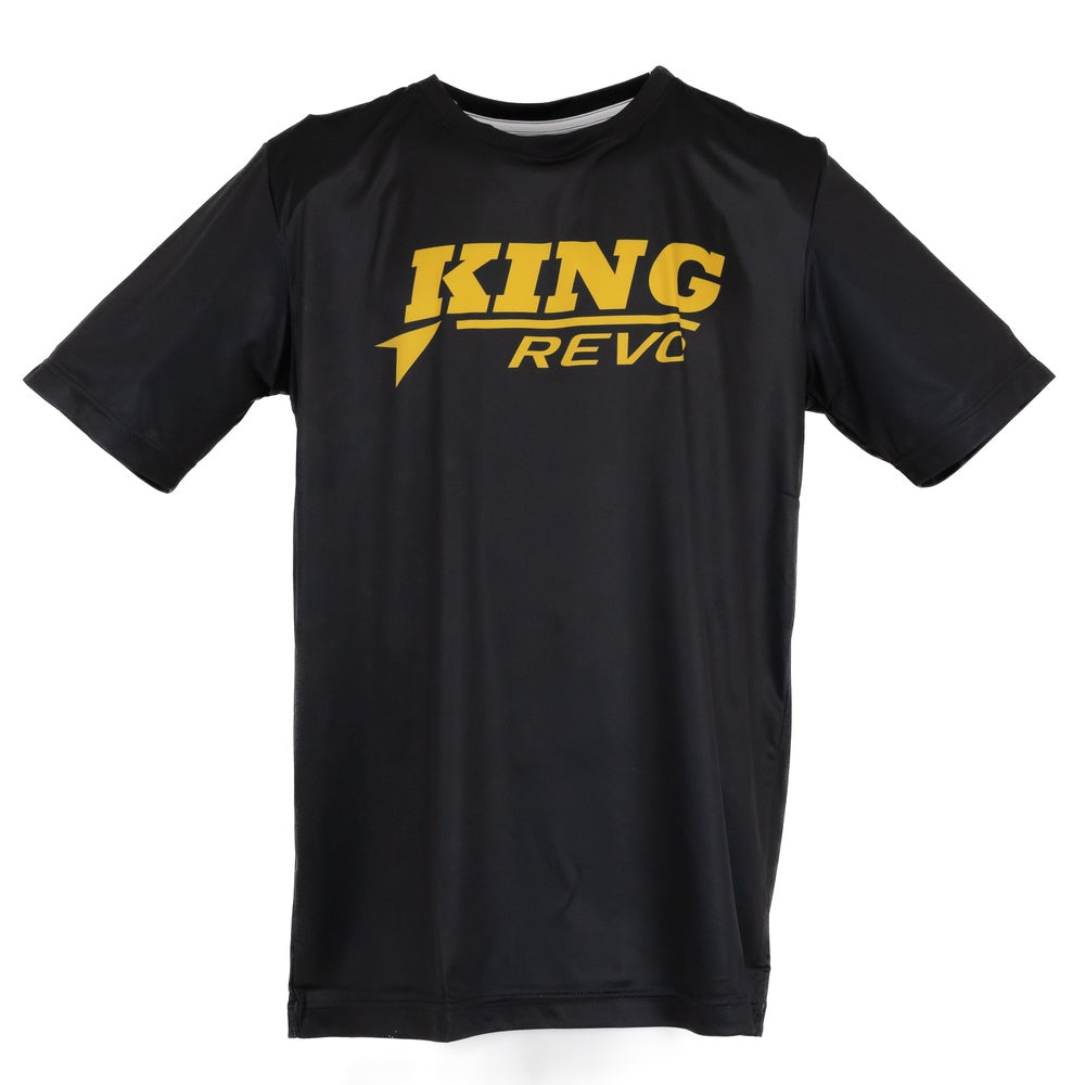 Tréninkové triko KING PRO BOXING Revo Series - černá/zlatá