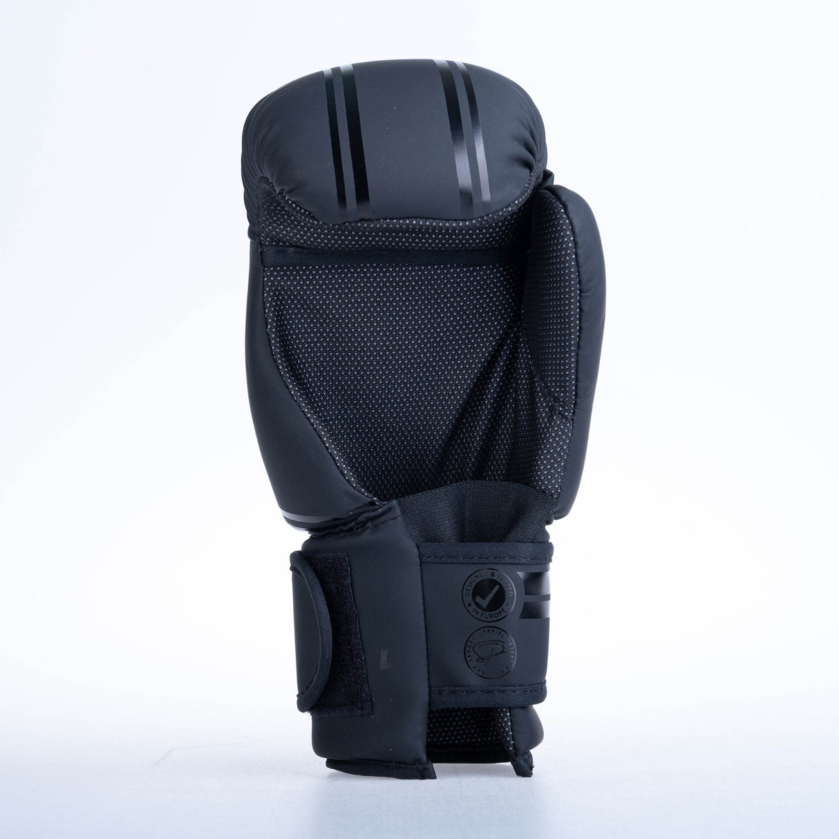 Otevřené rukavice Fighter Stripe - SGP Edice - černá