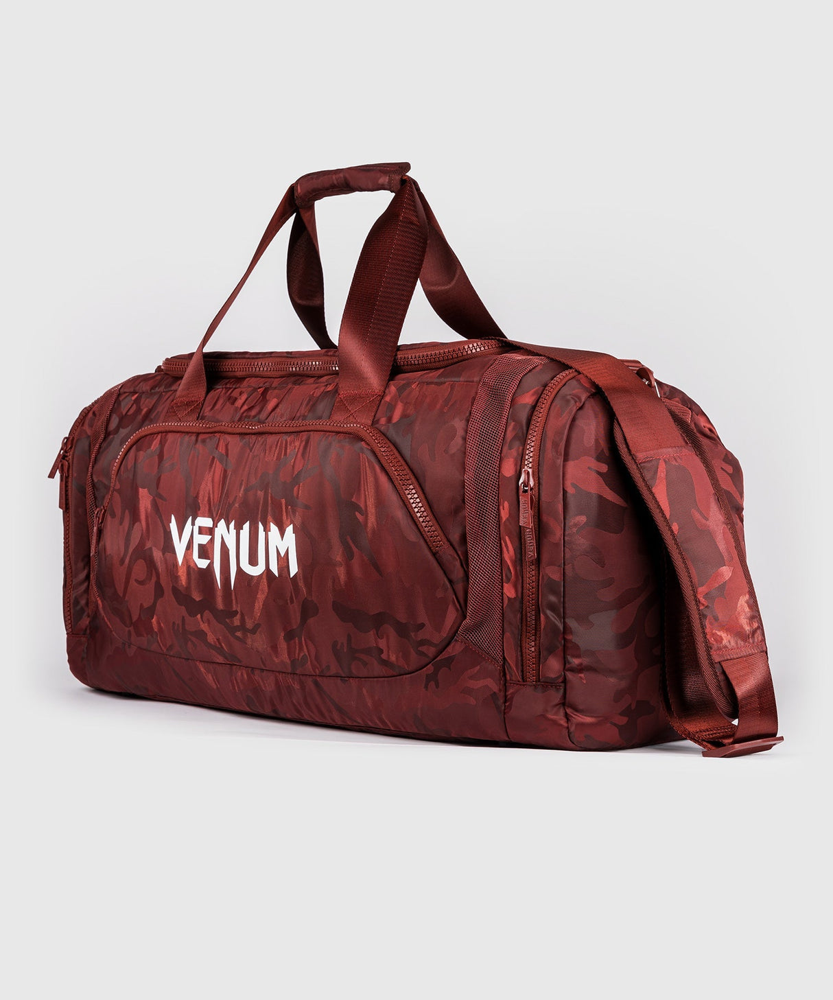 Venum Trainer Lite sportovní taška - červená/camo, VENUM-04954-631