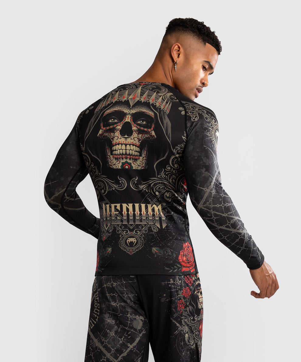 Venum Santa Muerte 5.0 rashguard s dlouhým rukávem - černá, VENUM-05332-603