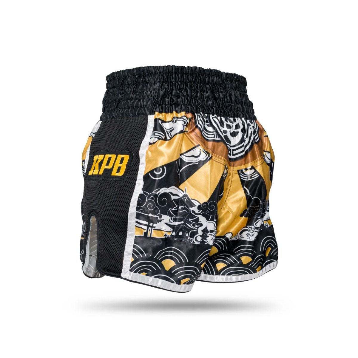 King Muay Thai trenky HANYA - černá/žlutá, KPB/HANYA GD