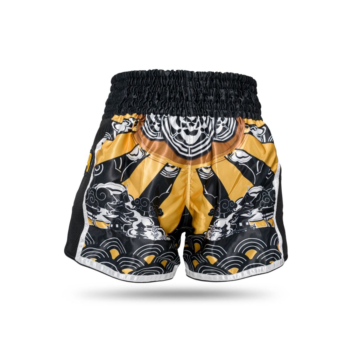 King Muay Thai trenky HANYA - černá/žlutá, KPB/HANYA GD