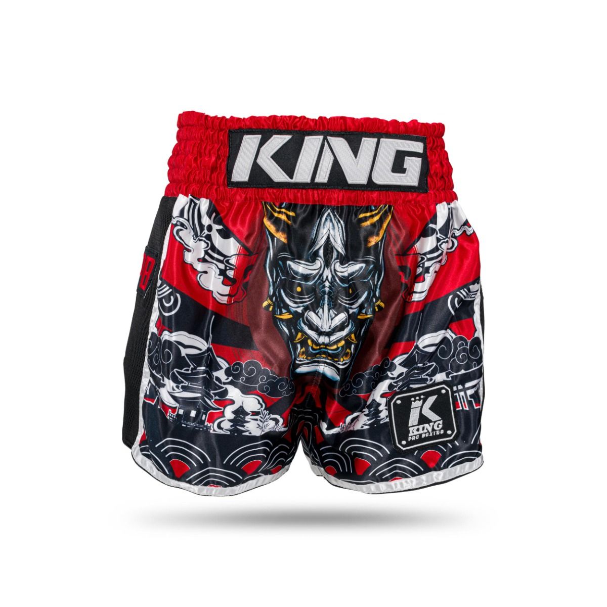King Muay Thai trenky HANYA - černá/červená, KPB/HANYA RD