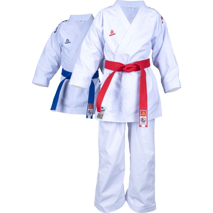 Karate kimono Set Hayashi "Bunkai 2.0" - bílá/červená, bílá/modrá, 04971-46