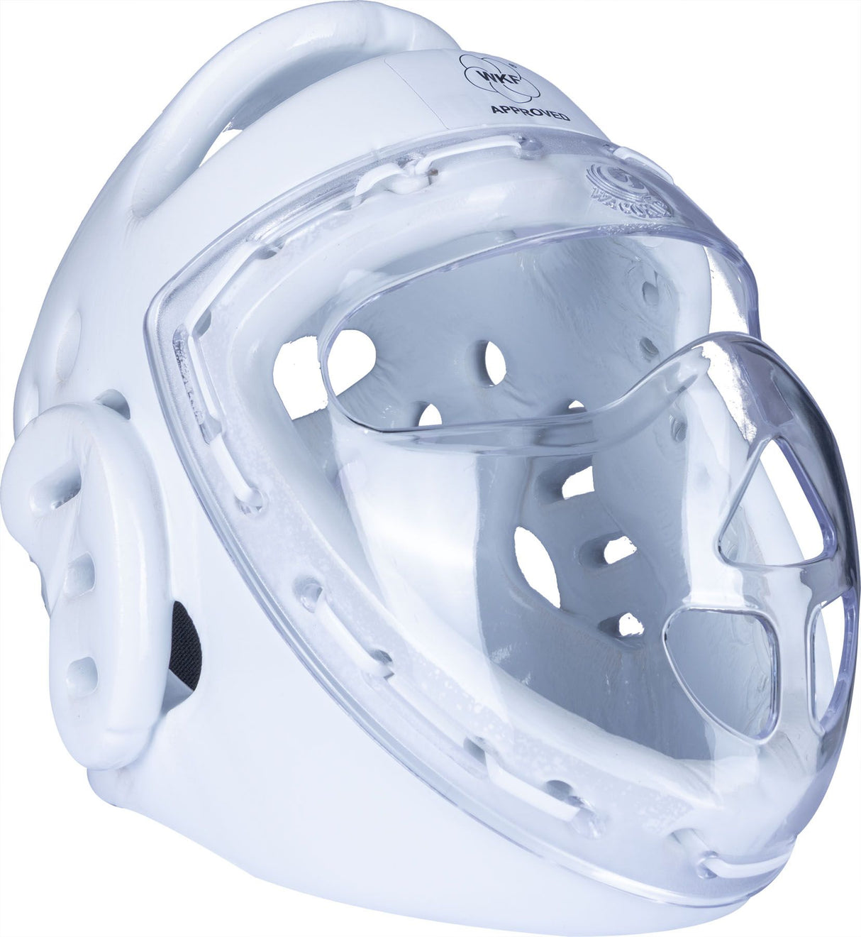 Hayashi přilba WKF s maskou - bílá, 246