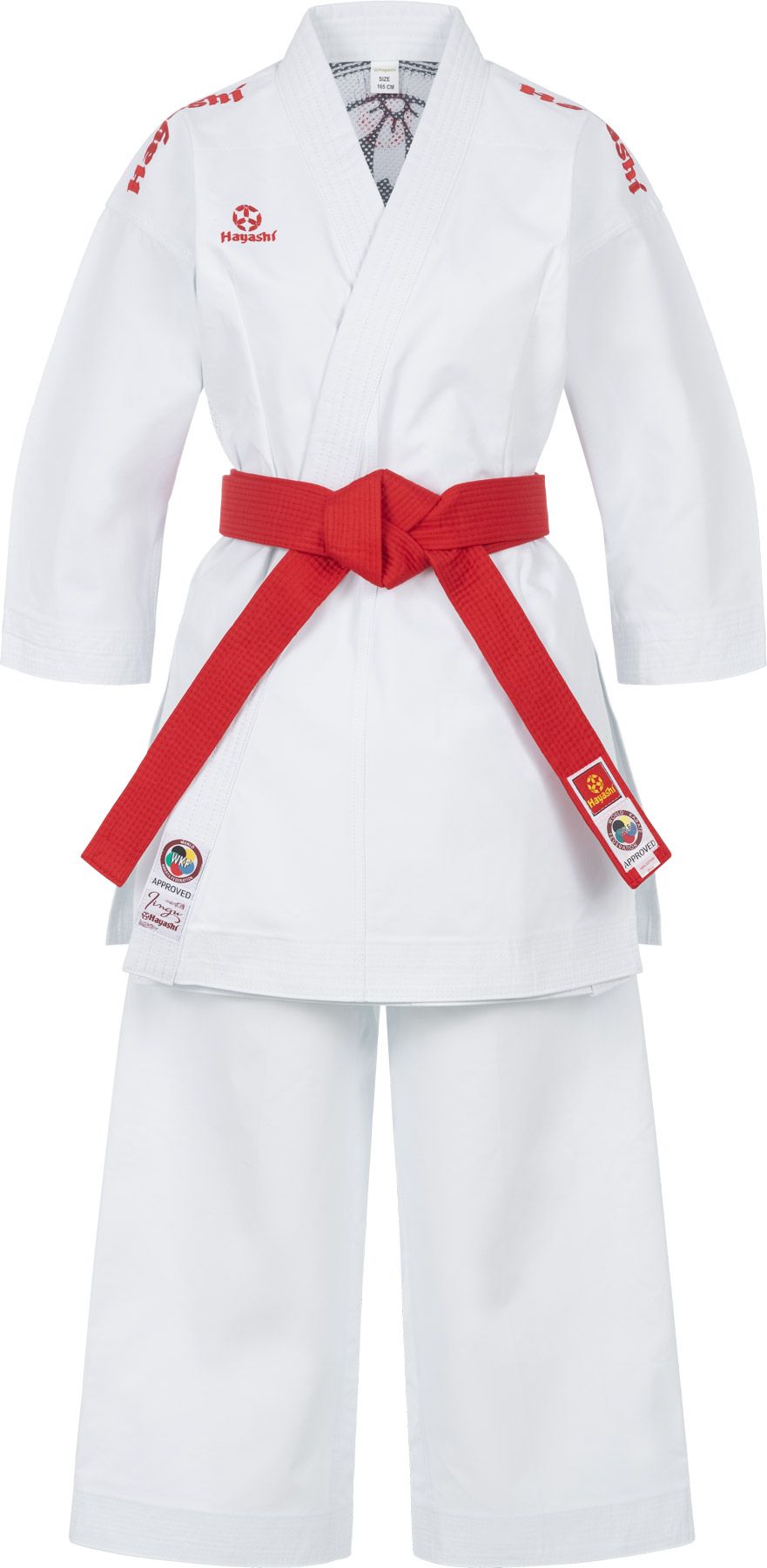 Karate Gi Jingu s červenou výšivkou -0292-14