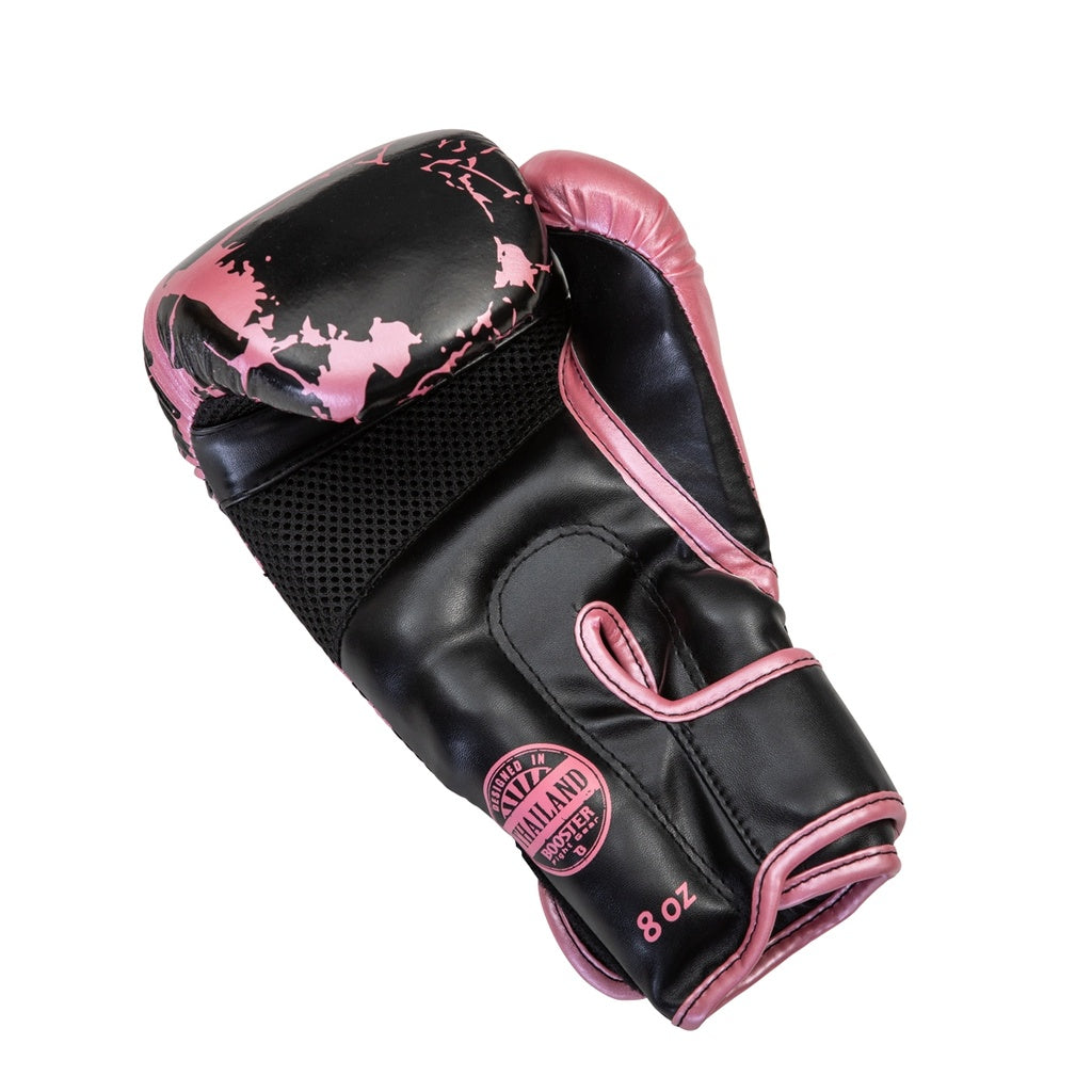 Dětské boxerské rukavice BOOSTER, růžová/černá