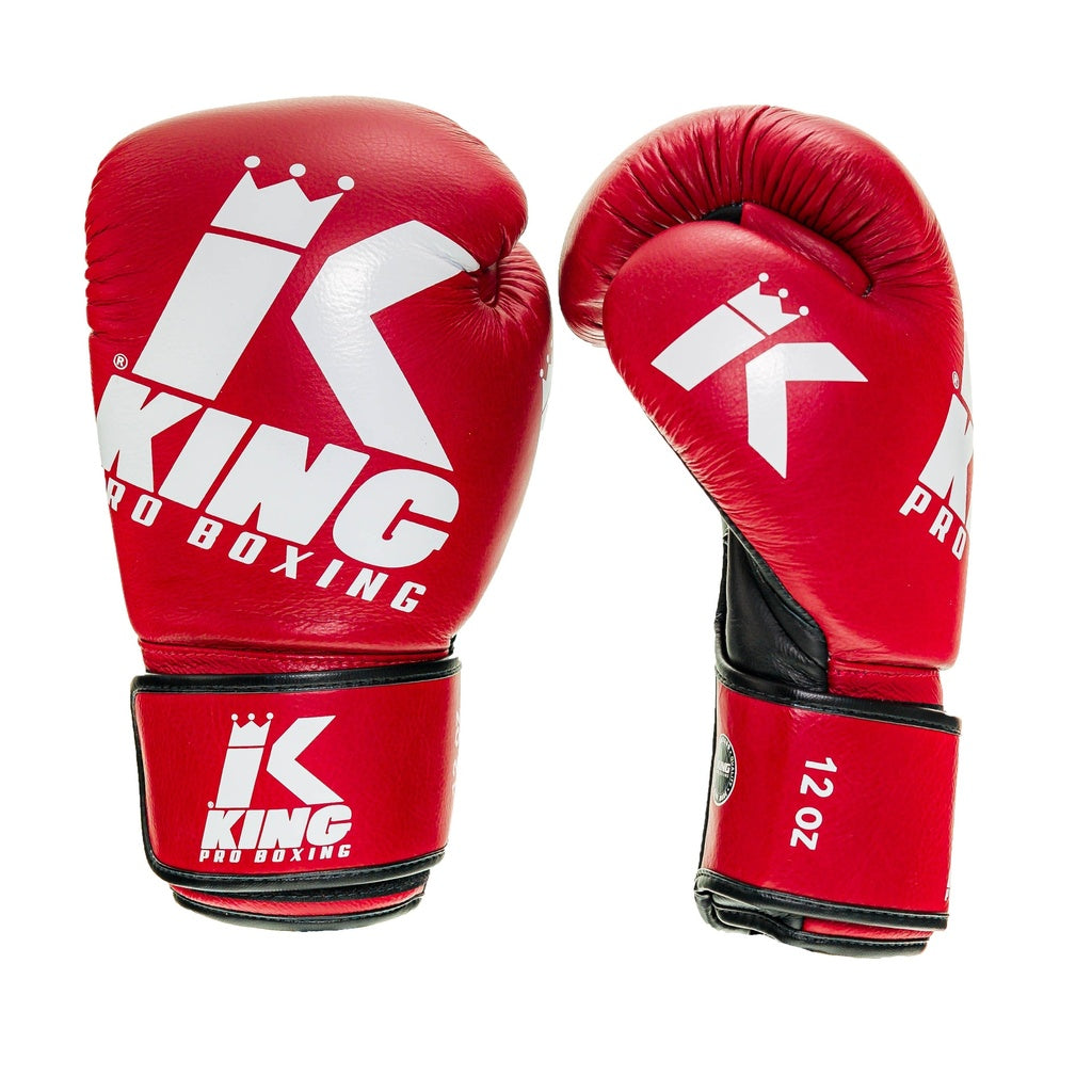 King Pro Boxing boxerské rukavice Platinum 8 - červená, kpb/bg-platinum8