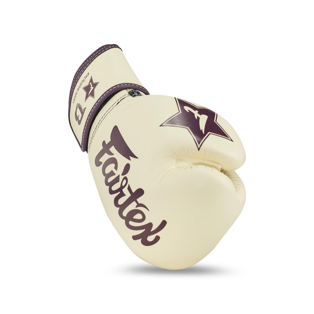 Fairtex boxerské rukavice Booster series - krémová