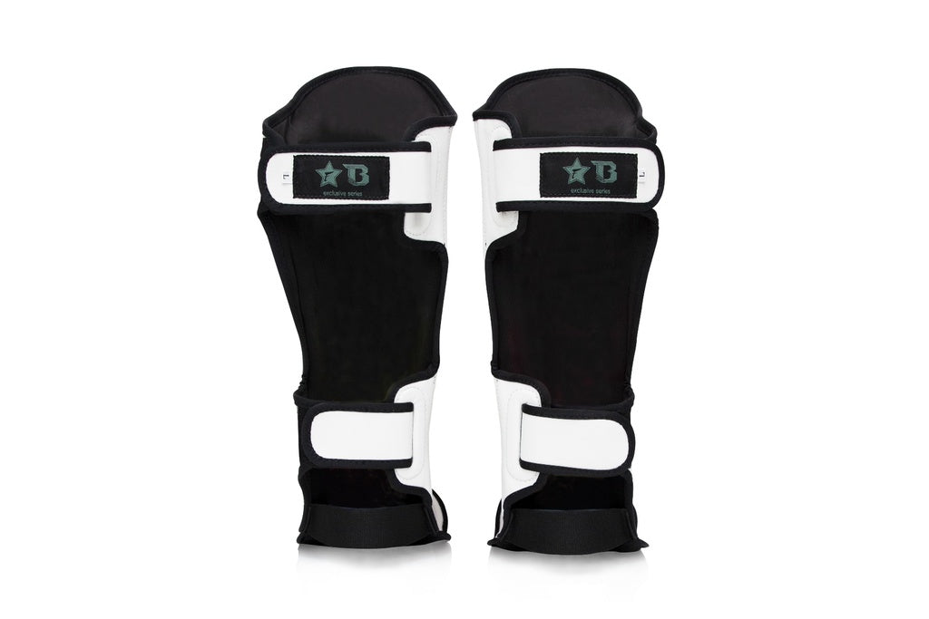 Booster Fairtex chrániče holení - bílá/zlatá, FXB-SG-W-G