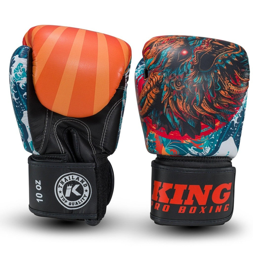 King Pro Boxing boxerské rukavice Dragon -barevná, KPB/BG DRAGON