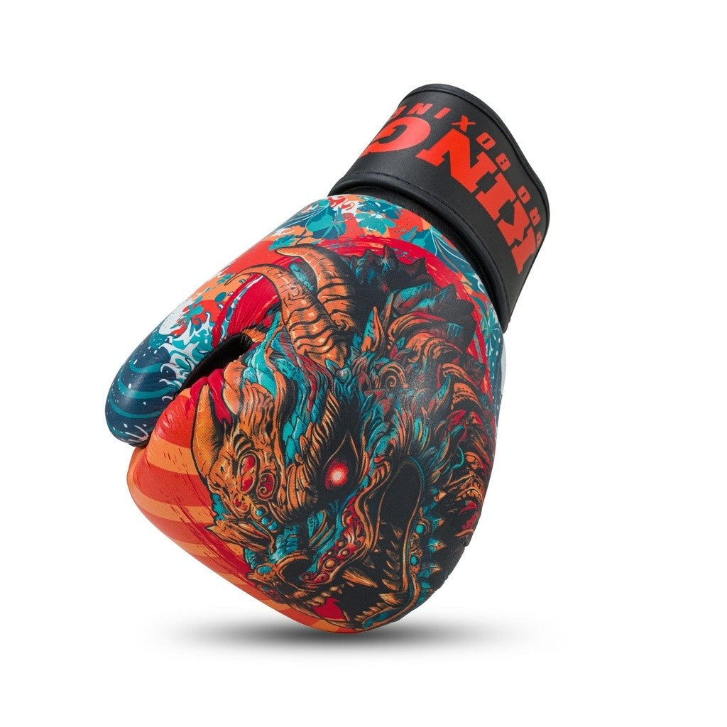 King Pro Boxing boxerské rukavice Dragon -barevná, KPB/BG DRAGON