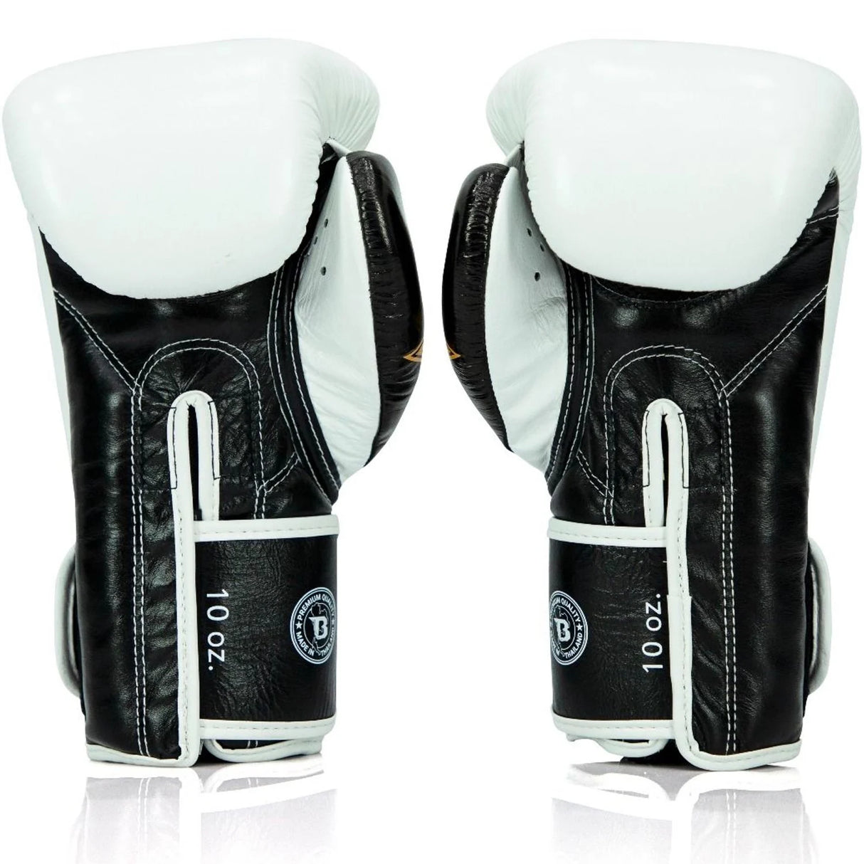 Fairtex boxerské rukavice Booster series - bílá/zlatá FXB-BG-V2-WH/BK/GOLD