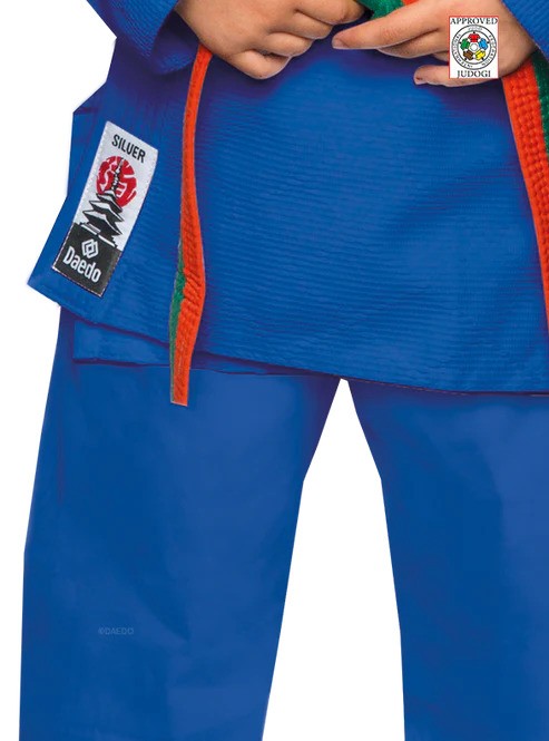 Daedo SILVER Judo kimono, JU1111, modrá