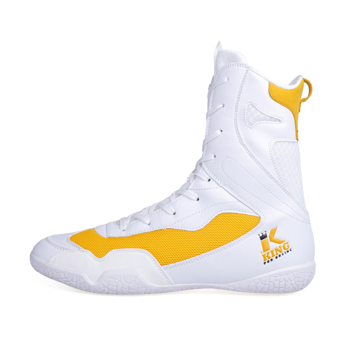 KING boxerská obuv Apex Pro 2 - bílá/zlatá