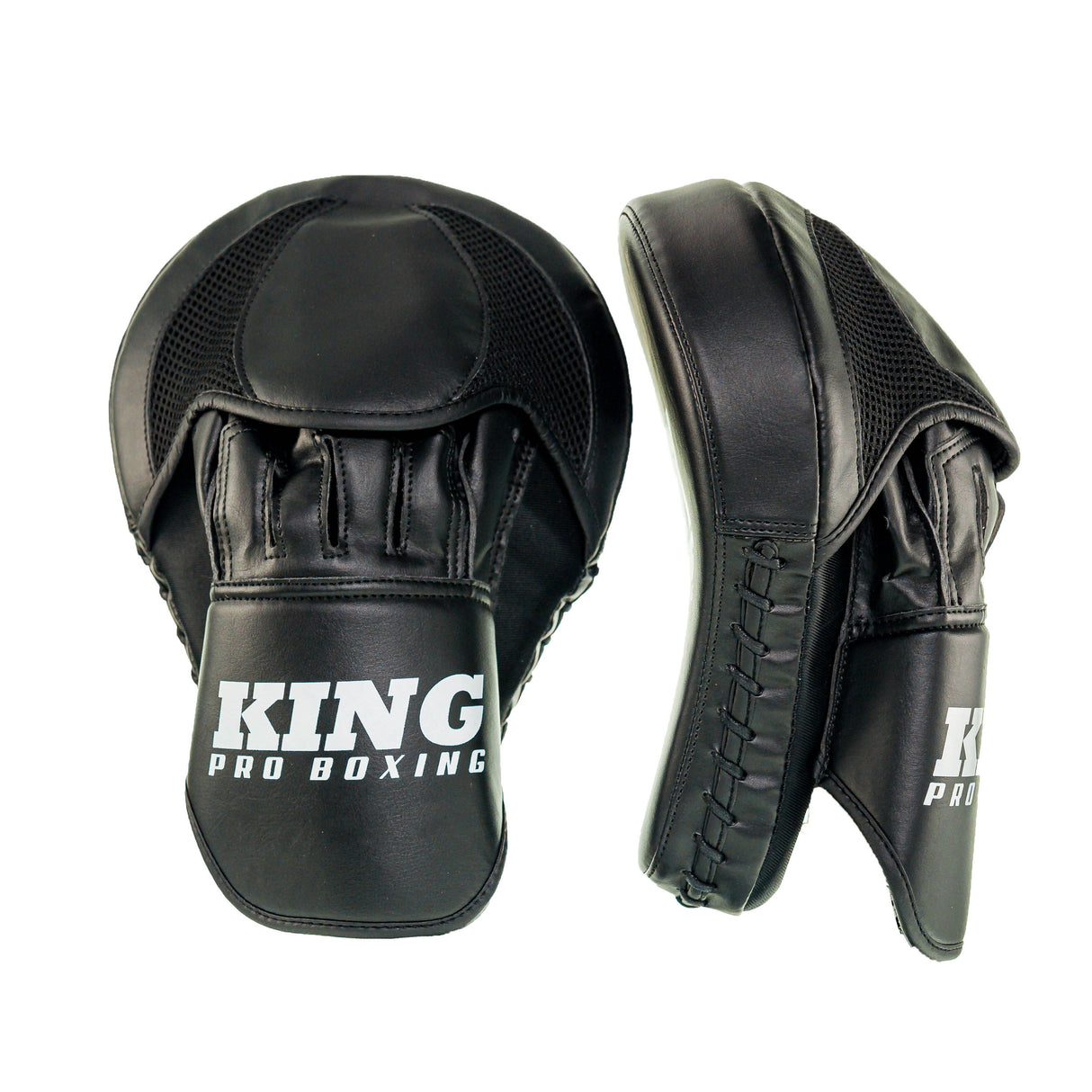 King Pro Boxing boxerské lapy - černá, KPB/FM REVO