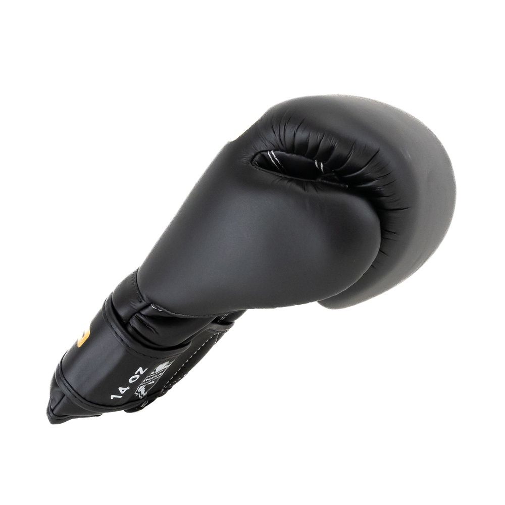 King Pro Boxing boxerské rukavice LVL UP 4 - černá/zlatá, LVL-UP BG 4