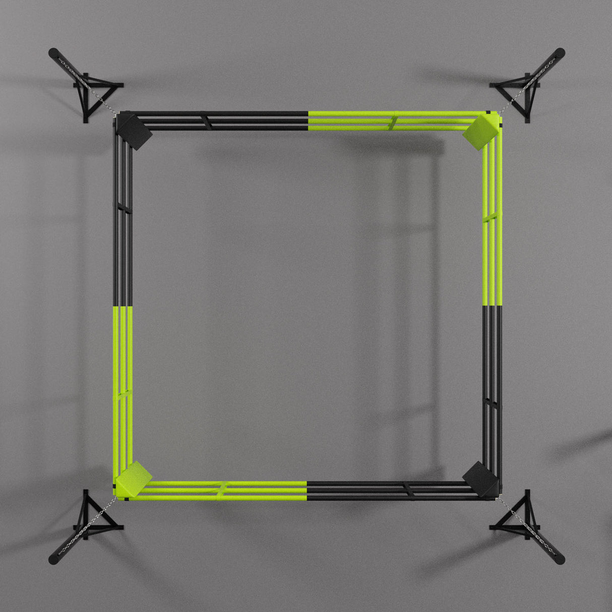 Podlahový tréninkový boxerský ring FIGHTER se 3 provazy, BRF-NF