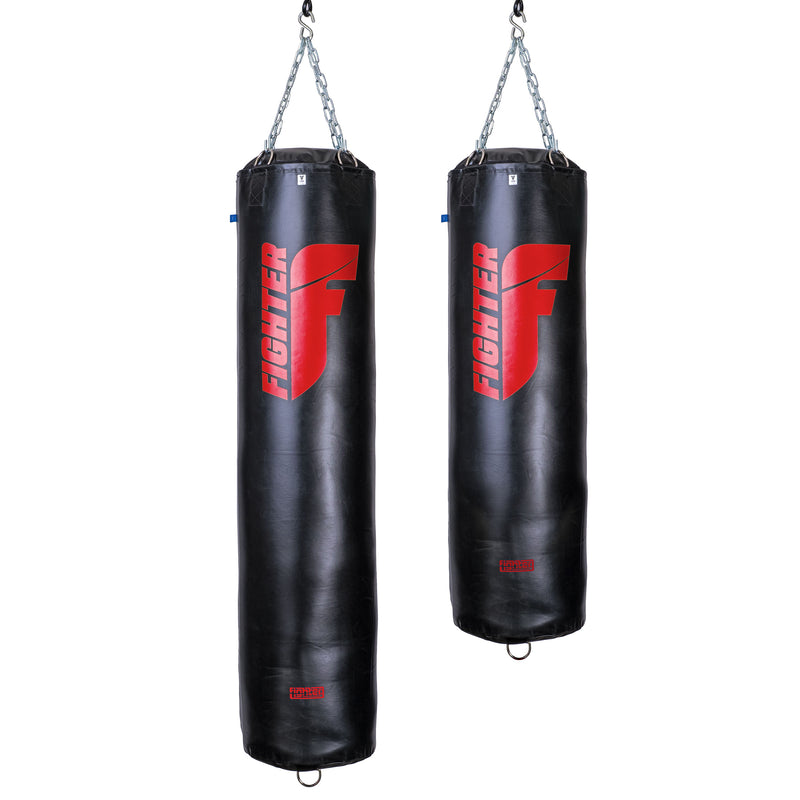 Fighter Profesionální boxerský pytel 150 a 180cm, průměr 36cm Classic - černá/červená