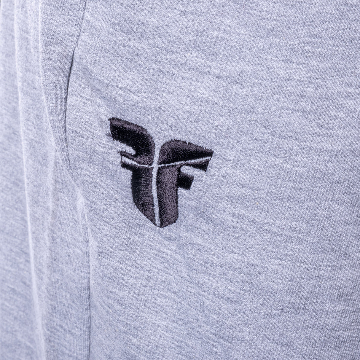 Mikina s kapucí Fighter na zip - šedá, F25HZ-09