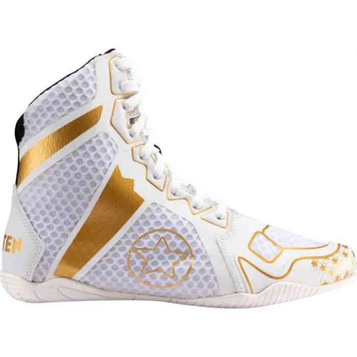 Top Ten boxerská obuv Speedmaster - bílá/zlatá, 1174-12