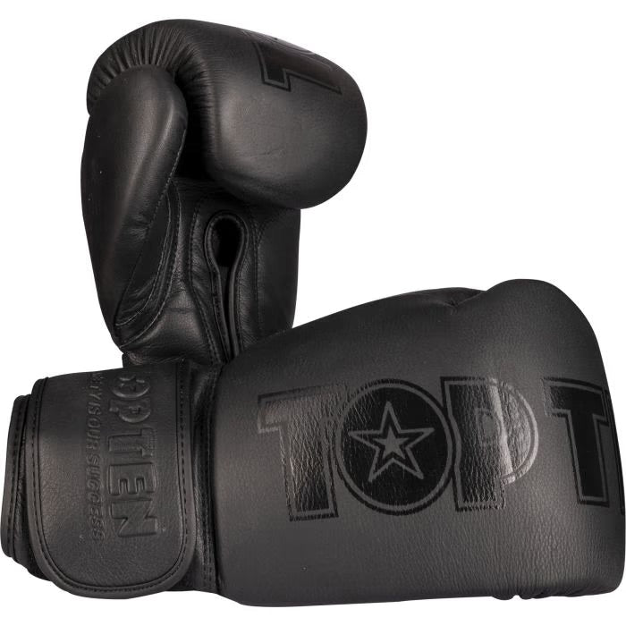 Boxerské rukavice TOP TEN Black Edition, 2516-99