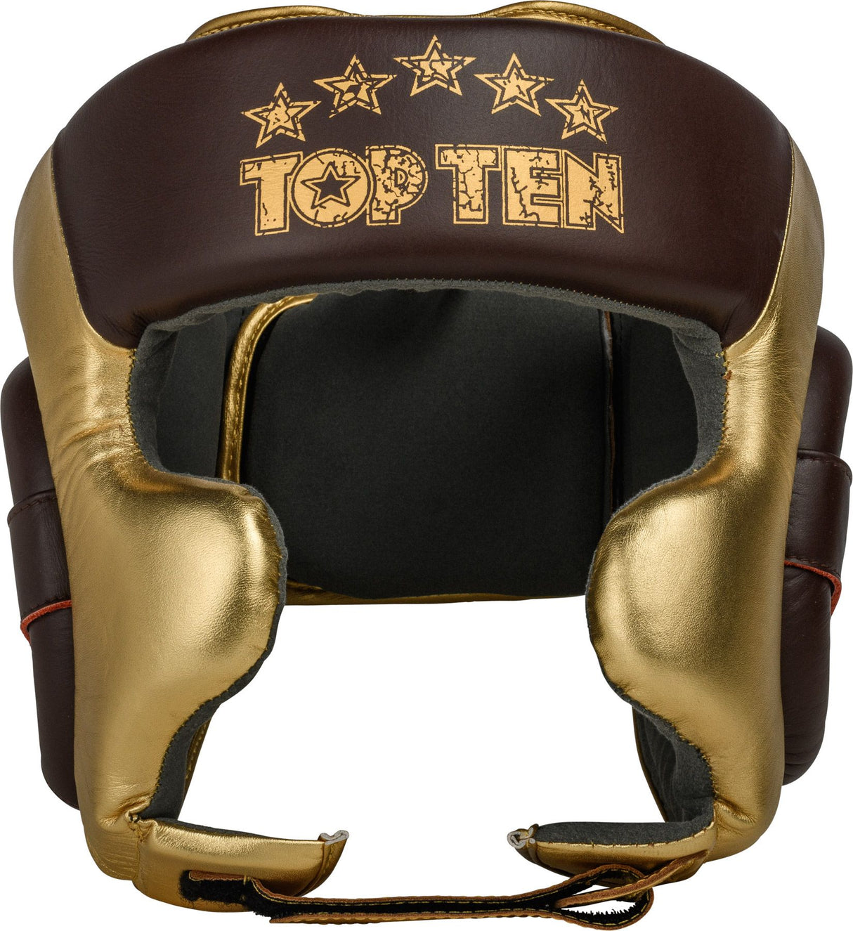 Přilba Top Ten “Prestige” - hnědá/zlatá, 4145-2