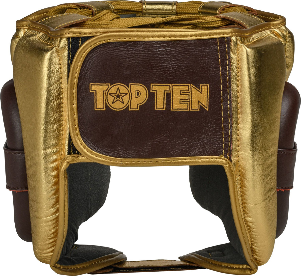 Přilba Top Ten “Prestige” - hnědá/zlatá, 4145-2
