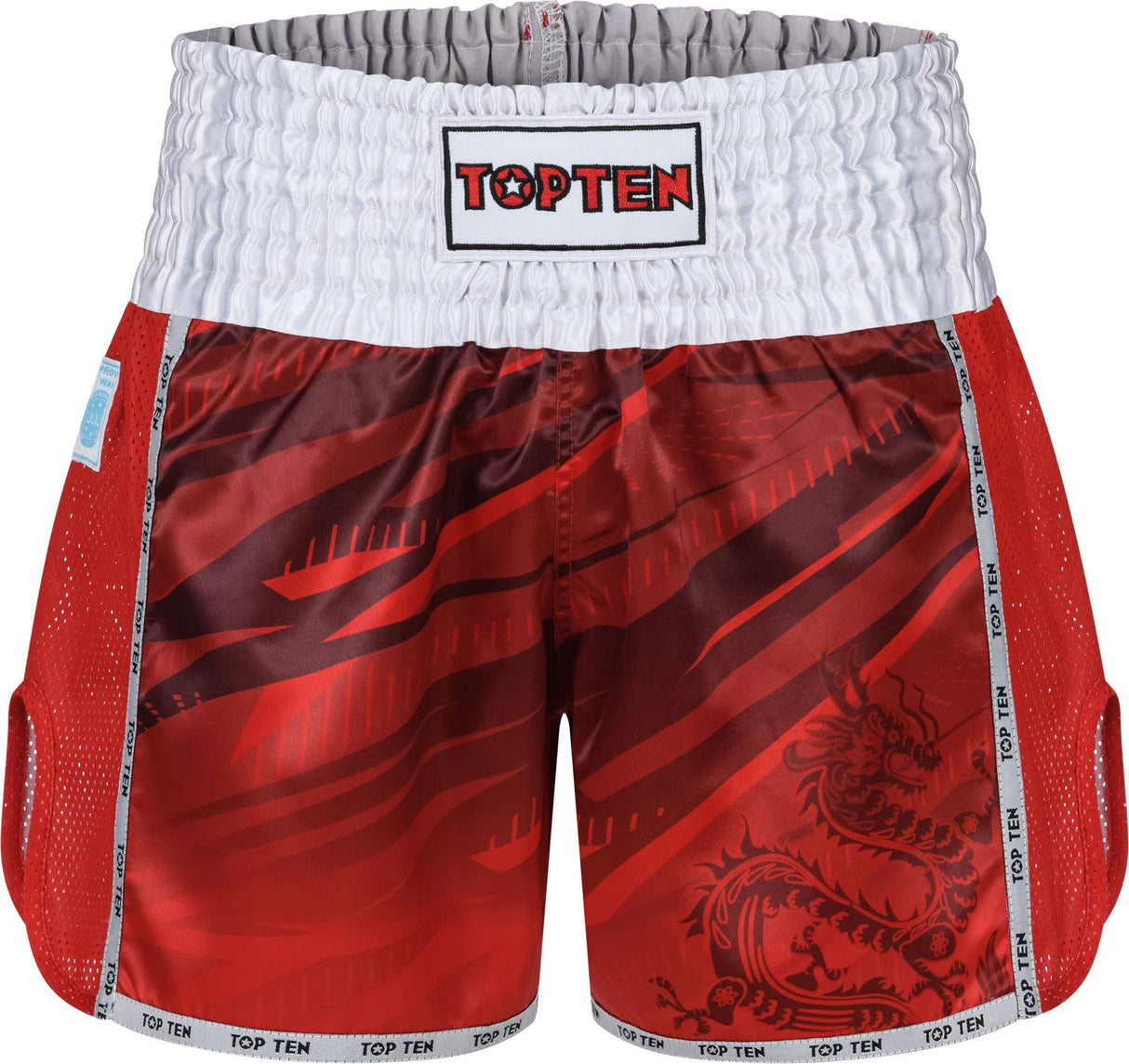Top Ten trenky na kickbox “Legacy25” - červená, 18643-4