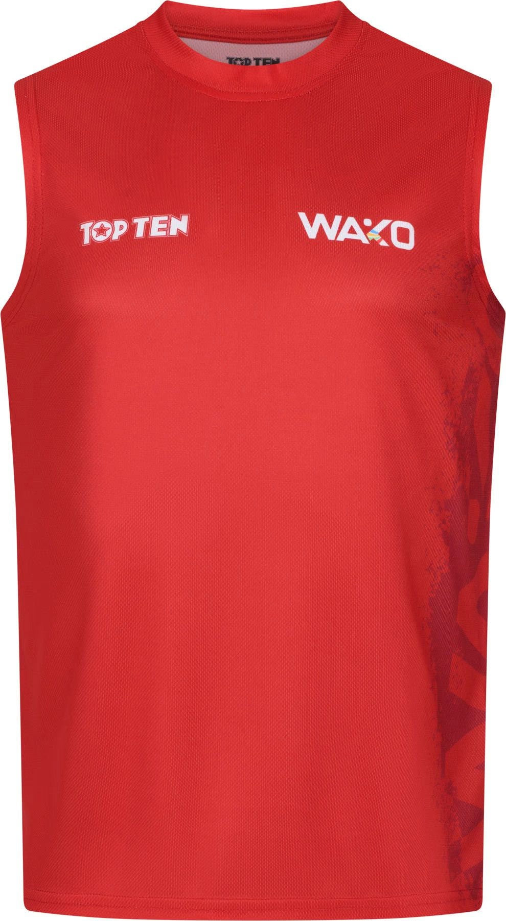 Top Ten tílko WAKO Kick Light - červená, 16181-1-4