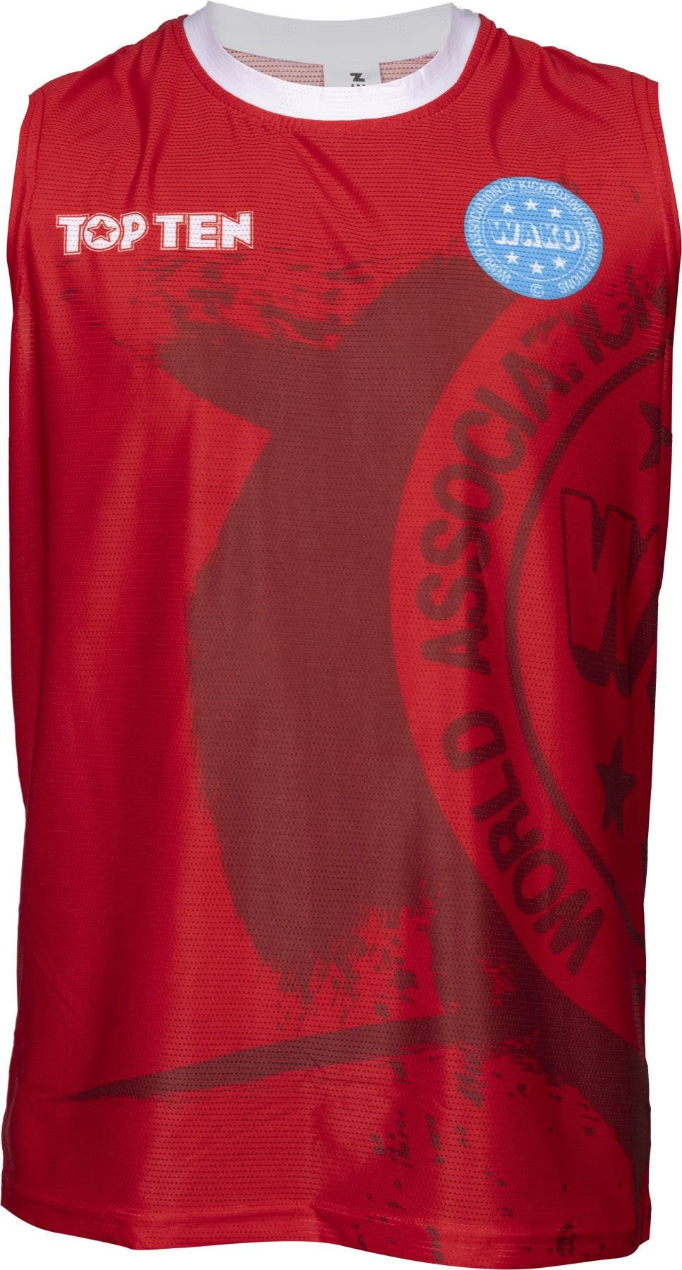 Top Ten tílko WAKO Kick Light - červená, 16181-4