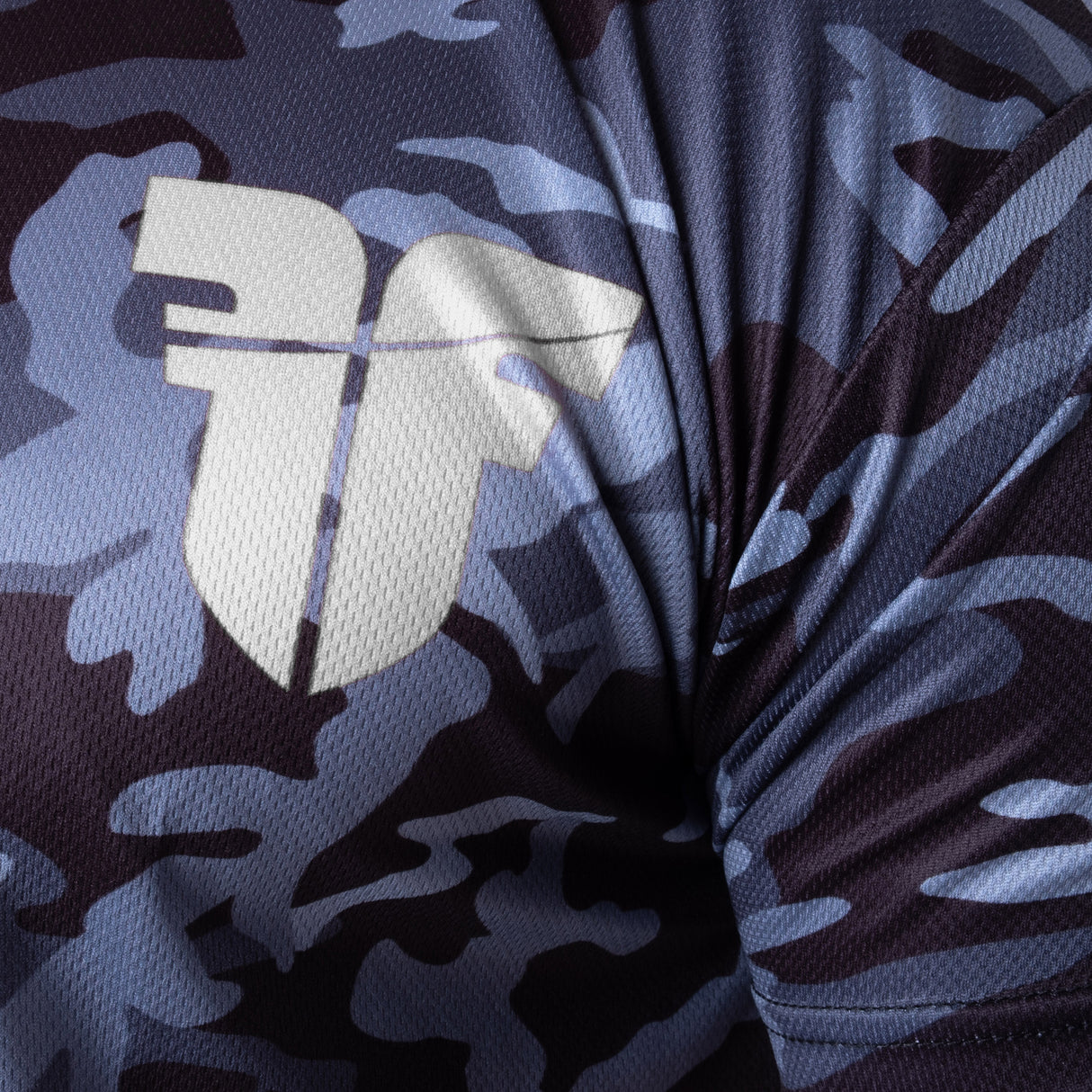 Tréninkové triko Fighter Tactical - camo - bílá, FKMTS-0201