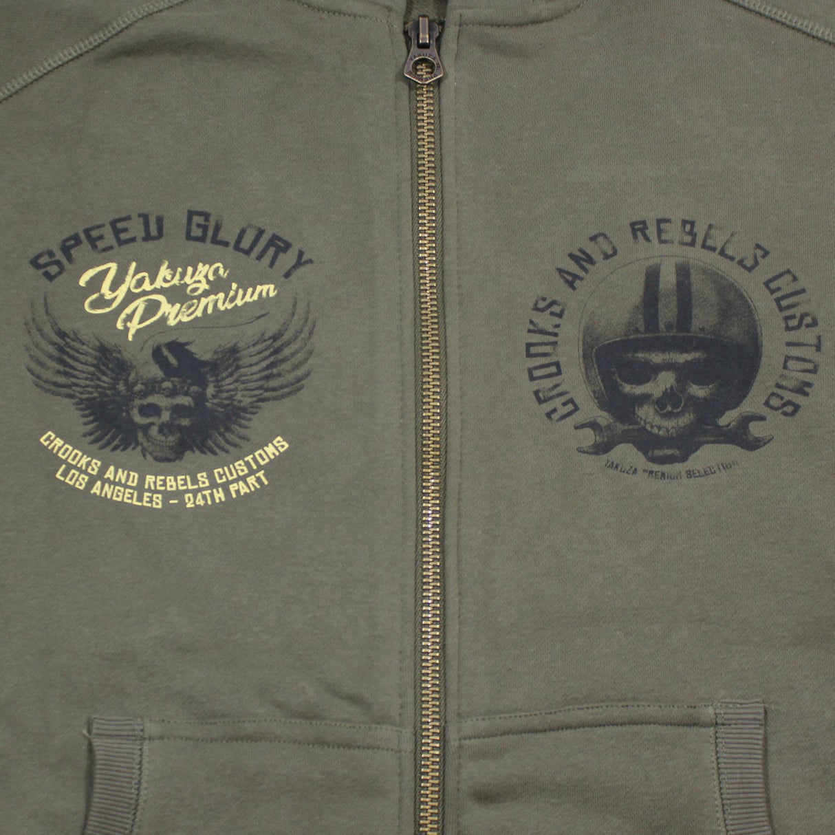 Mikina Yakuza Premium - olivová, 3624