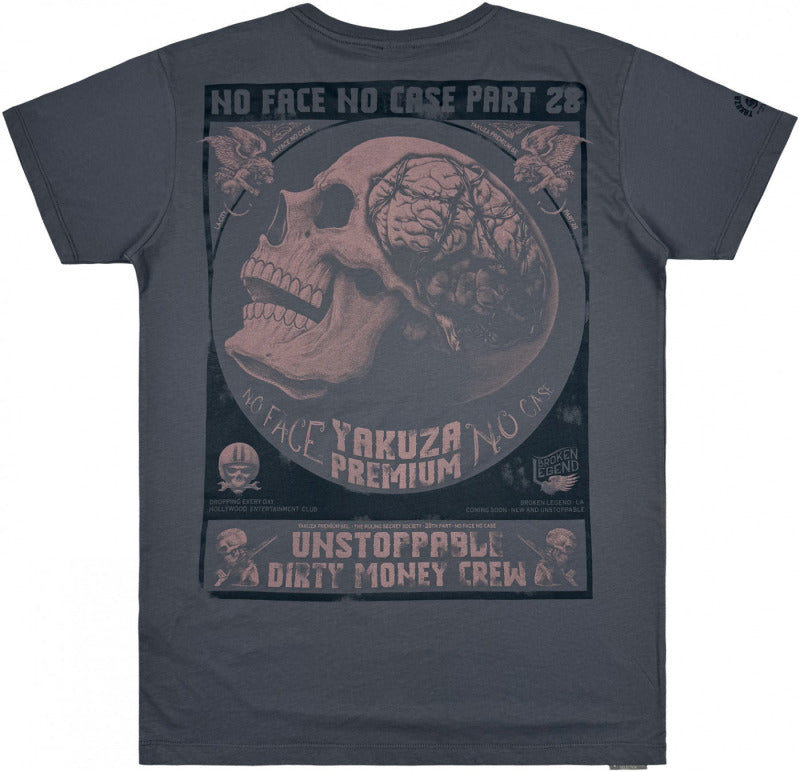 Pánské triko Yakuza Premium - tmavě šedá, YPS-4001