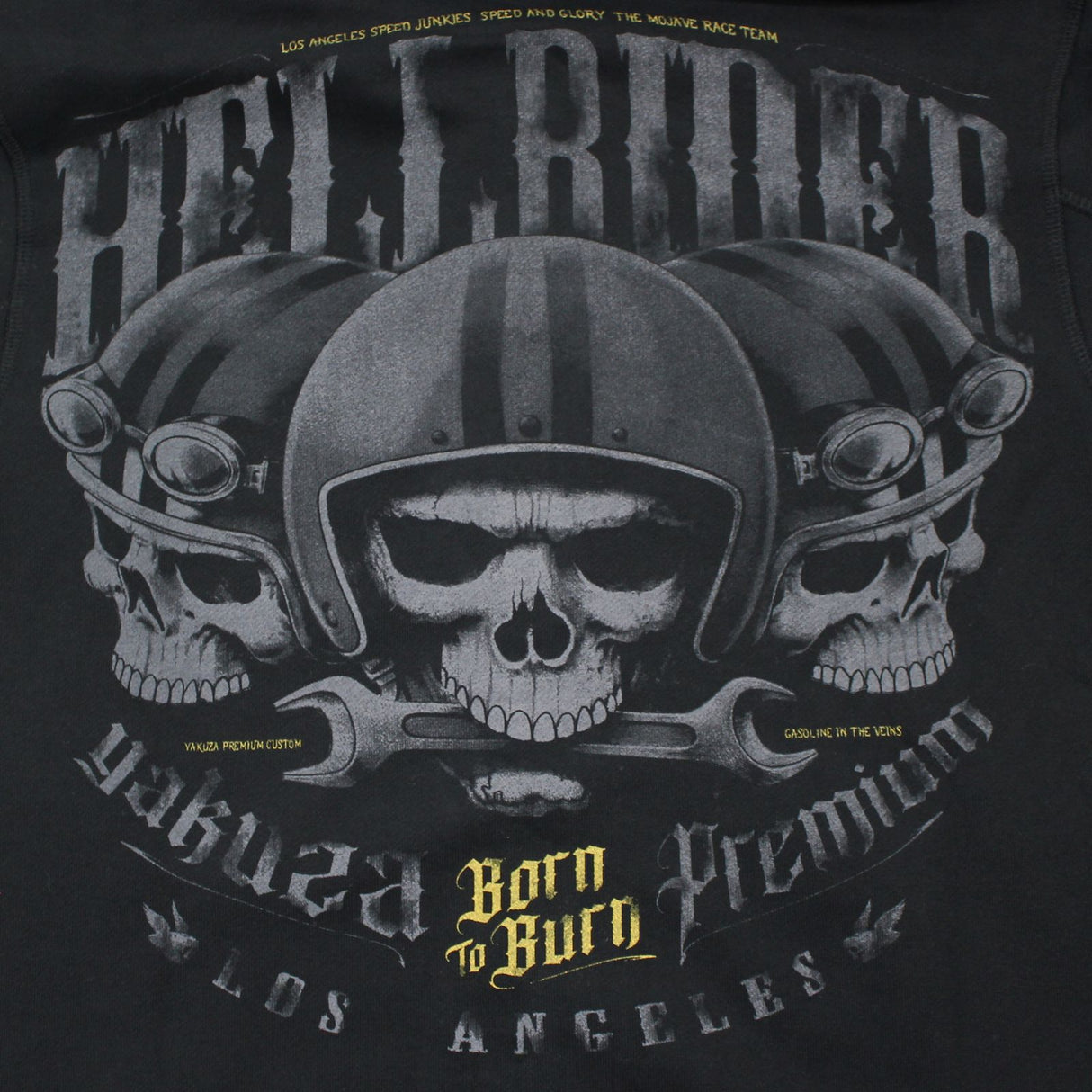 Mikina na zip Yakuza Premium - černá, 3824