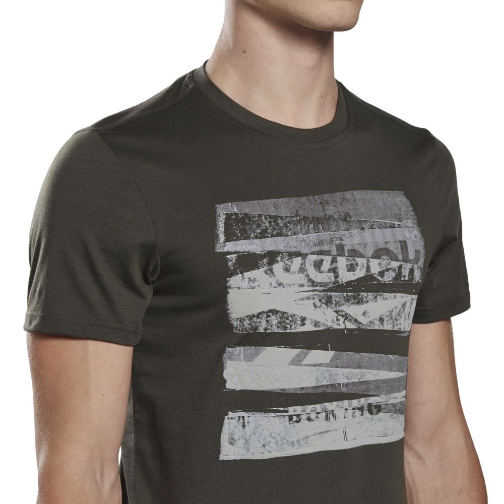 Reebok CBT Core Boxing triko - zelená, FU1261