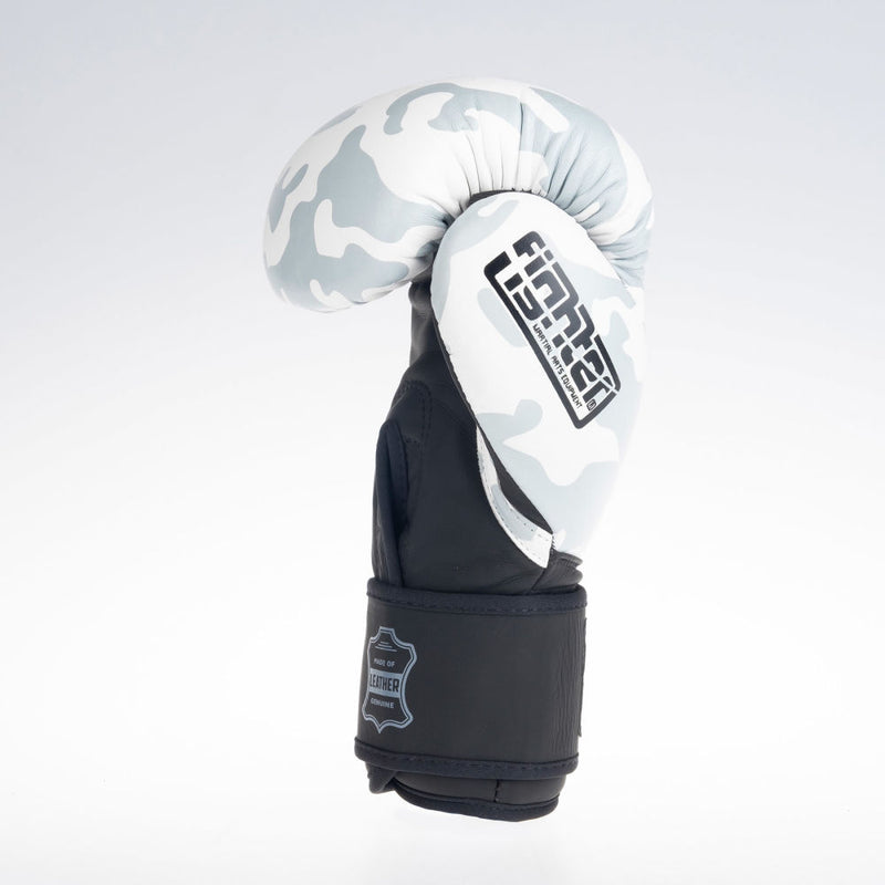 Boxerské rukavice Fighter SIAM - bílá/camo, FBG-003CWH
