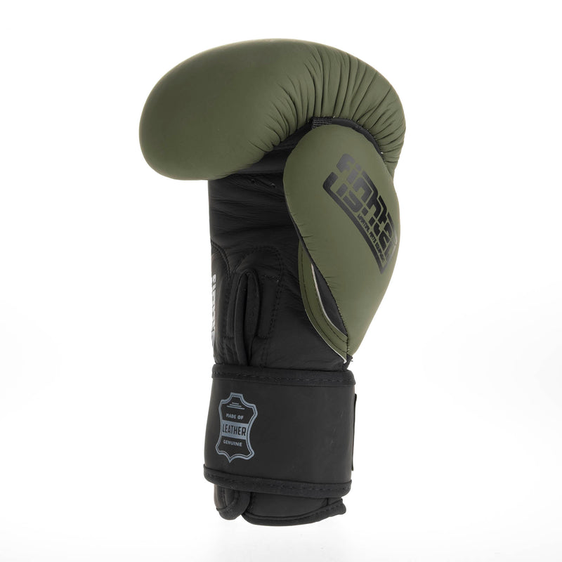 Boxerské rukavice Fighter SIAM - Khaki, FBG-003KB