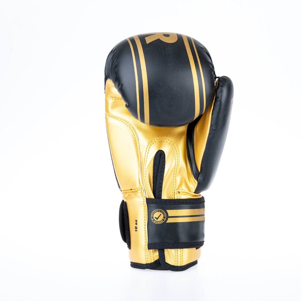 Rukavice Fighter Basic Stripe - černá/zlatá