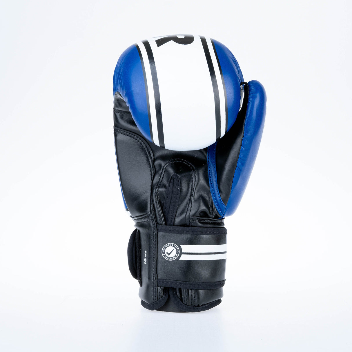 Rukavice Fighter Basic Stripe - modrá