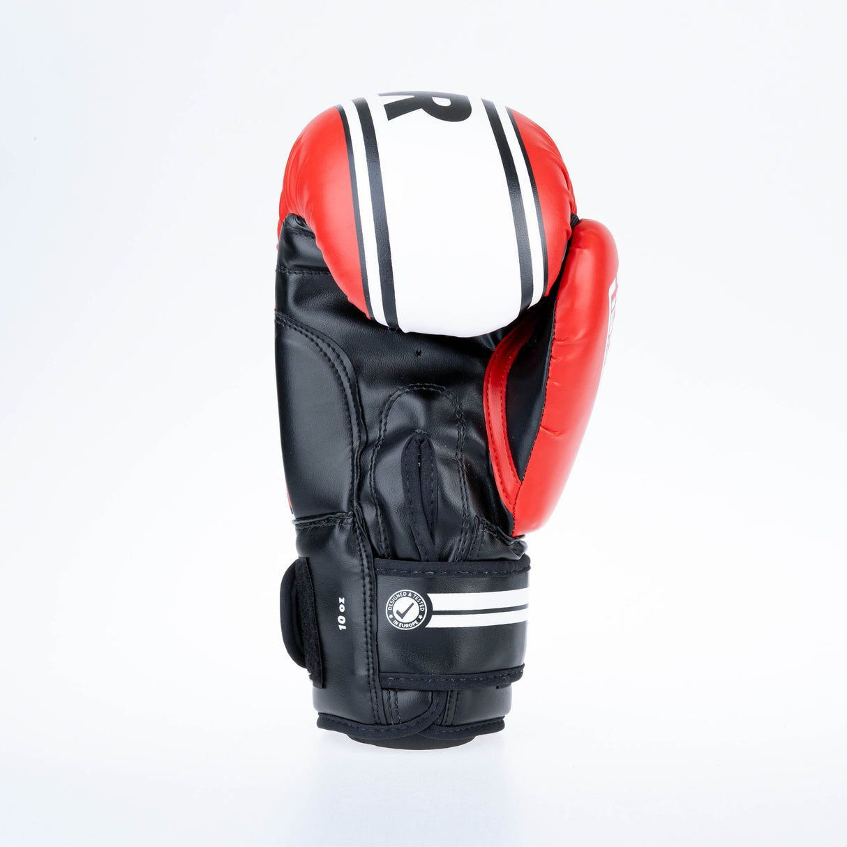 Rukavice Fighter Basic Stripe - červená