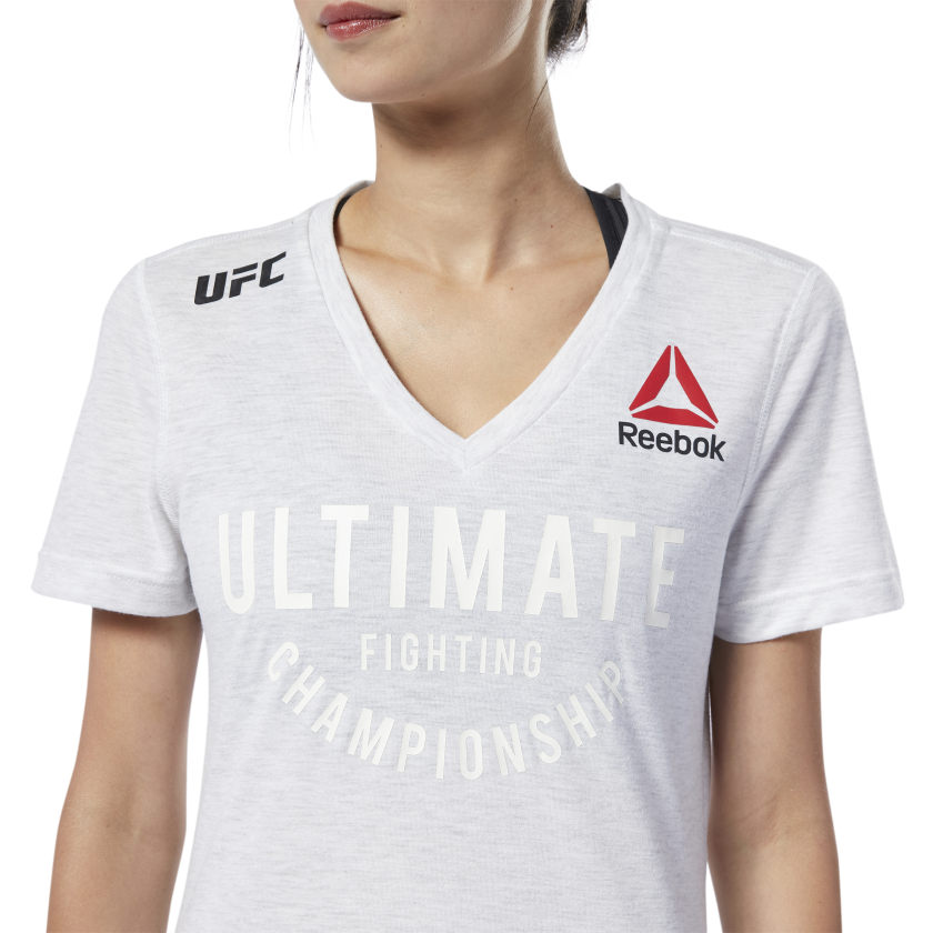 Reebok UFC Fight Night Champ Walkout Jersey dámské triko - bílá, DM5171