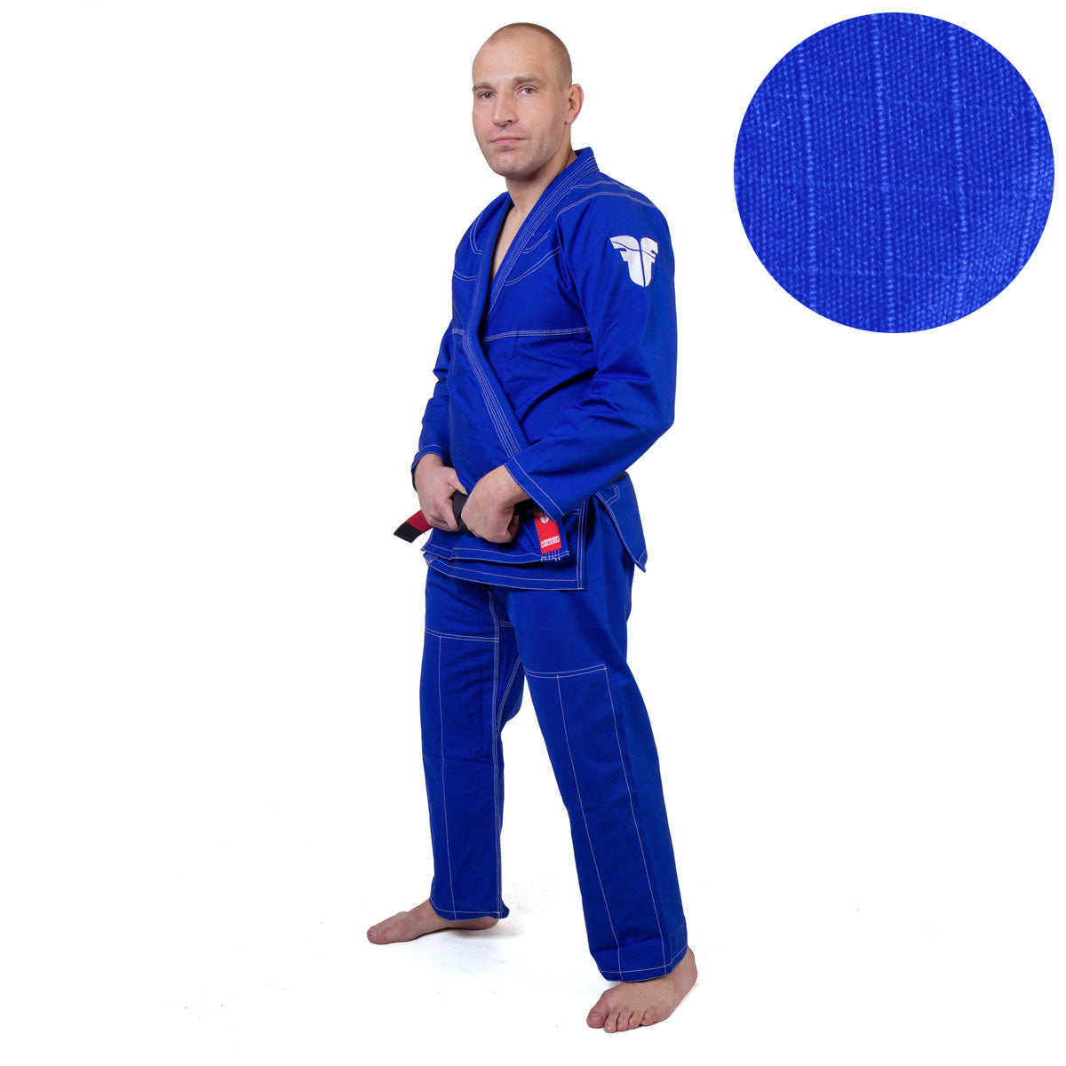 Fighter BJJ kimono rip stop - modrá, BJJBLU-04