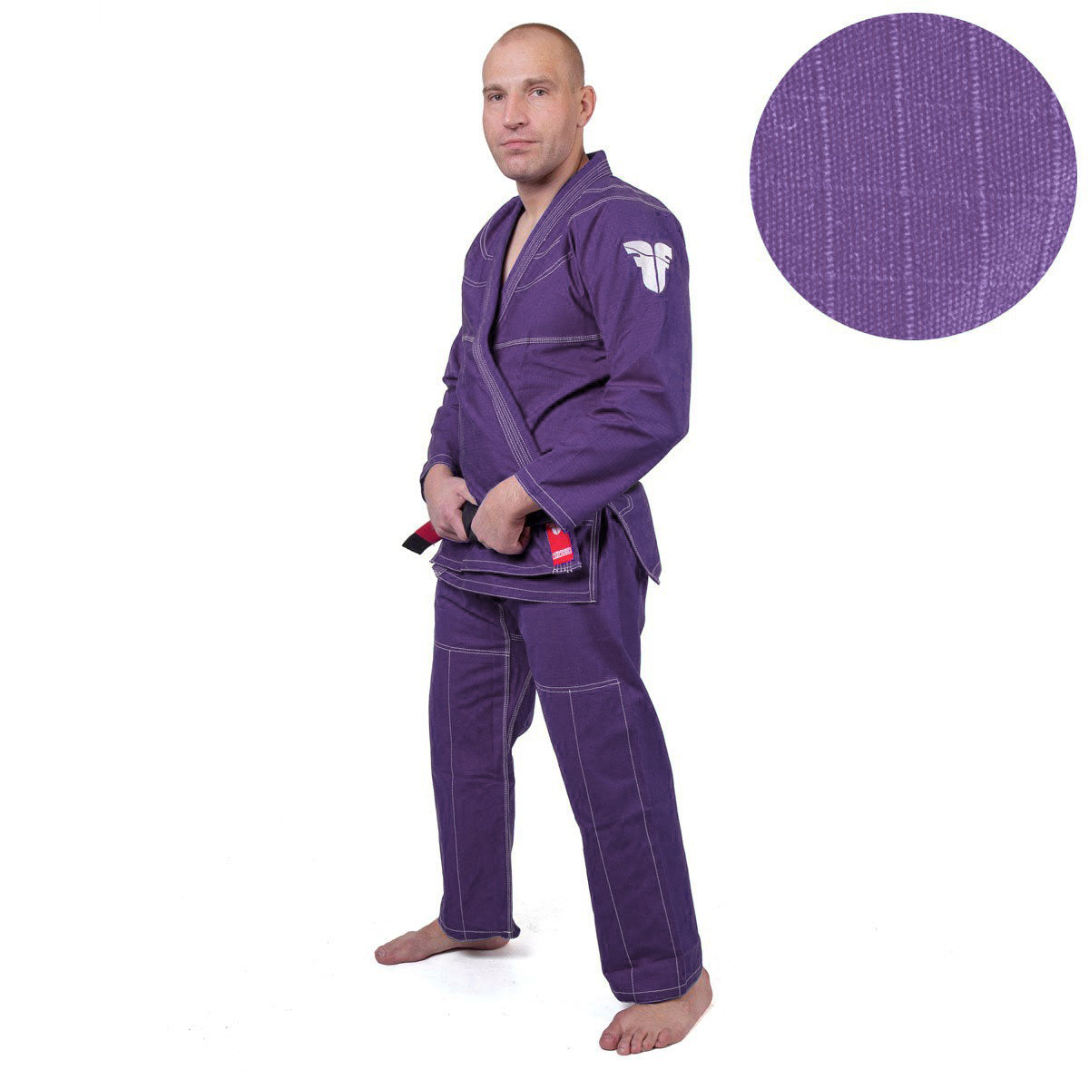 Fighter BJJ kimono rip stop - fialová, BJJBW-10