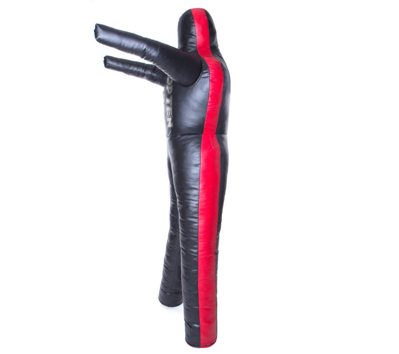 Figurína - panák - dvounohá, černá/červená, 0127P2N