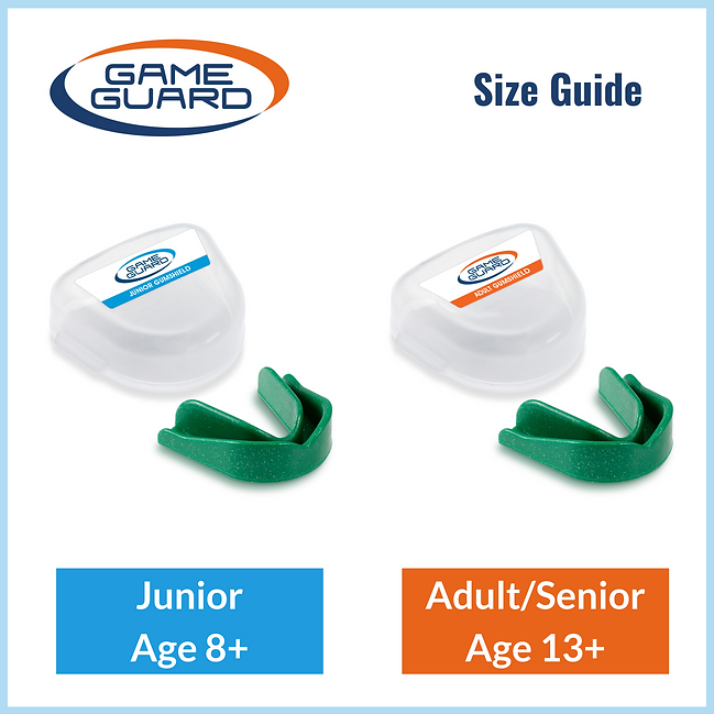 Chrániče zubů Game Guard Sparkle - zelená