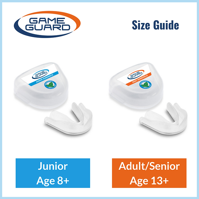 Chrániče zubů Game Guard máta- průhledná