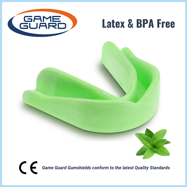 Dětské chrániče zubů Game Guard máta - zelená