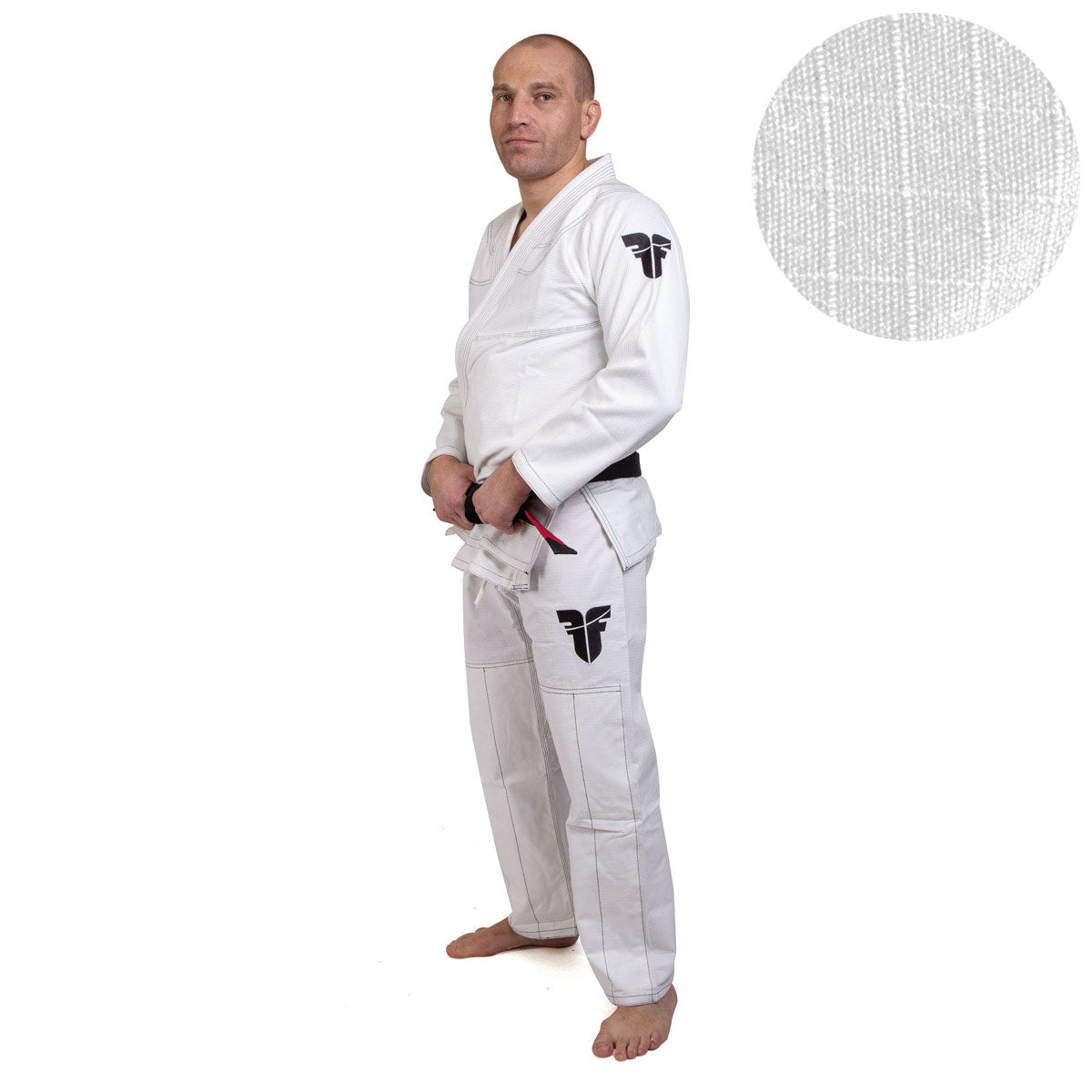 Fighter BJJ kimono rip stop dětské - bílá, BJJBW-05